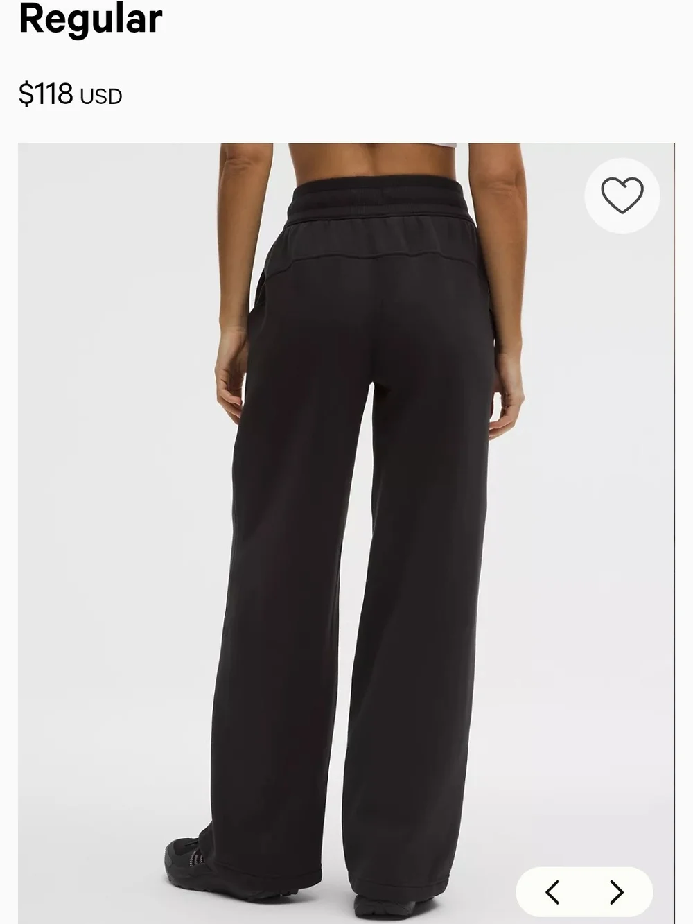 lululemon athletica Wide-Leg Drawstring Pants - Black
